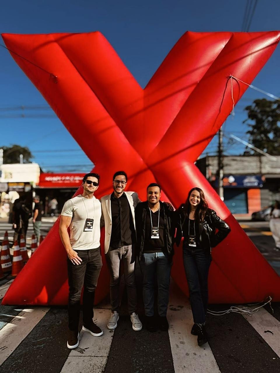 Time no evento X